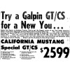 1968 GT/CS Galpin ad