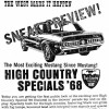 1968 High Country Special Flyer from Continental Divide Raceway, the night before the HCS went on sale to the public.